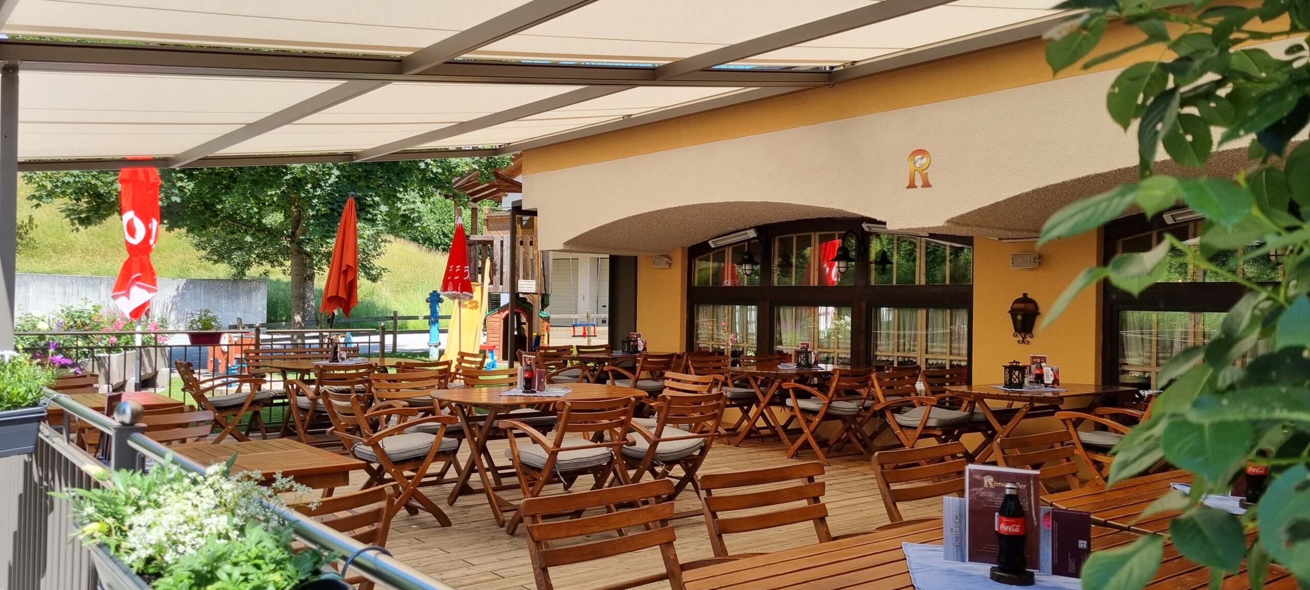 Römerkeller Gastgarten Terrasse